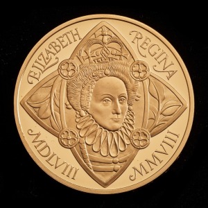 2008 Gold Proof £5 Accession of Elizabeth I