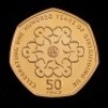 2010 Gold Proof 50P Girl Guiding