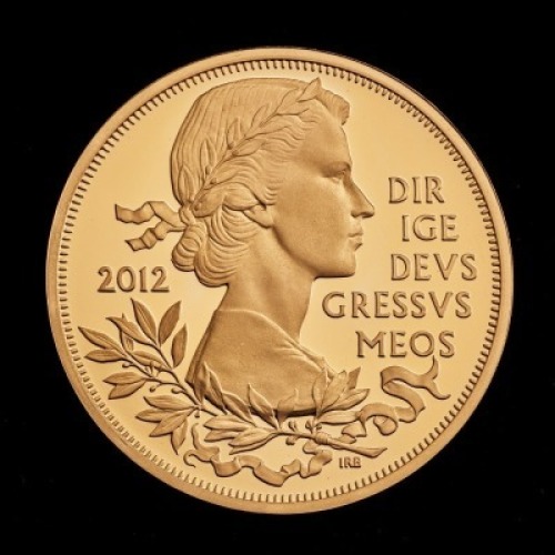2012 Gold Proof &pound;5 - Diamond Jubilee