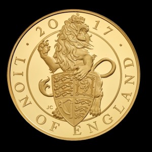 2017 Gold Proof £1000 (kilo) - Lion of England