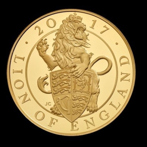 2017 Gold Proof &pound;1000 (kilo) - Lion of England
