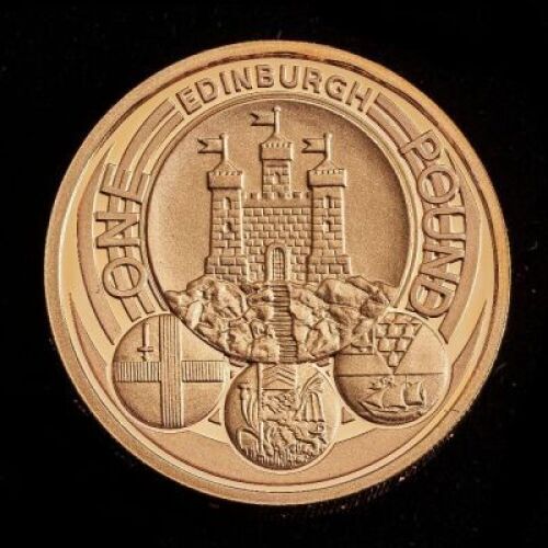 2011 Gold Proof &pound;1 - Cities - Edinburgh