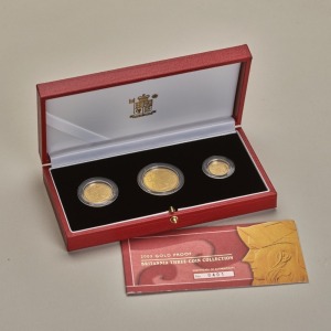 2003 Britannia Gold Proof Three Coin Set