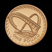 2007 Gold Proof &pound;1 Bridges England