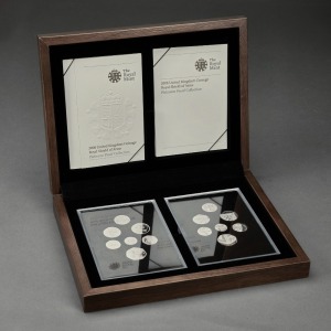 2008 Royal Shield of Arms Platinum Completer 14-Coin Set
