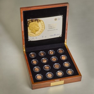 2009 40th Anniversary of the 50p Gold Proof 16 coin collection
