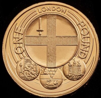 2010 Gold Proof £1 - Cities - London