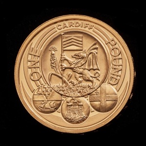 2011 Gold Proof £1 - Cities - Cardiff