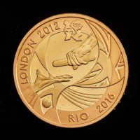 2012 Gold Proof &pound;2 - Handover to Rio