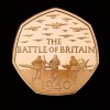 2019 The 50th Anniversary of the 50p Gold Proof Piedfort Five-Coin Set - British Military - 3