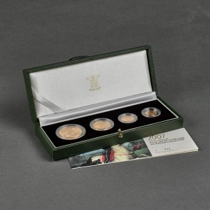 2007 Gold Proof 4 Coin Sovereign Set