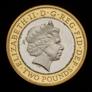 2013 150th Anniversary London Underground £2 Piedfort Two coin set