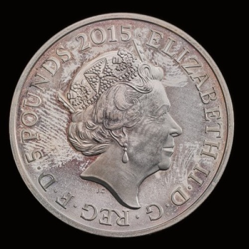 2015 Death of Edith Cavell Silver Proof &pound;5