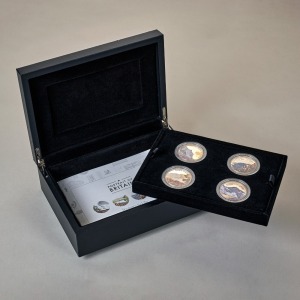 2016 Portrait of Britain Silver Proof 4 coin set