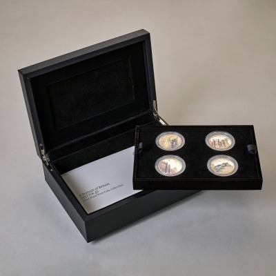 2017 Portrait of Britain Silver Proof 4 coin set
