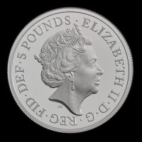 2019 Great Engravers Una and the Lion Silver Proof &pound;5