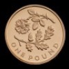 2013 Gold Proof &pound;1 Four Coin Set - Floral - 7