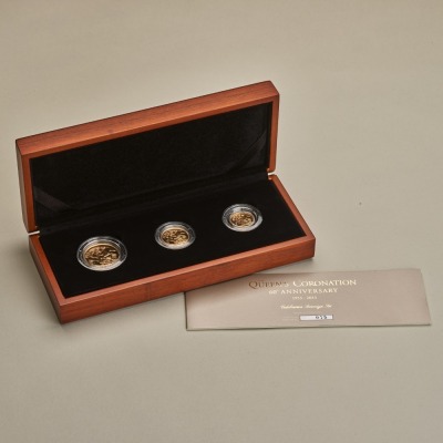 2013 Three coin BU Sovereign set