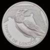 2019 Legend of the Ravens &pound;5 set of Gold, Silver, Silver Piedfort and BU - 7