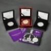 2019 The Crown Jewels &pound;5 set of Gold, Silver, Silver Piedfort and BU - 9