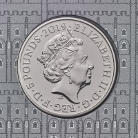 2019 The Yeoman Warders &pound;5 set of Gold, Silver, Silver Piedfort and BU