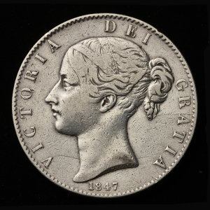 1847 Victoria Young Head Crown
