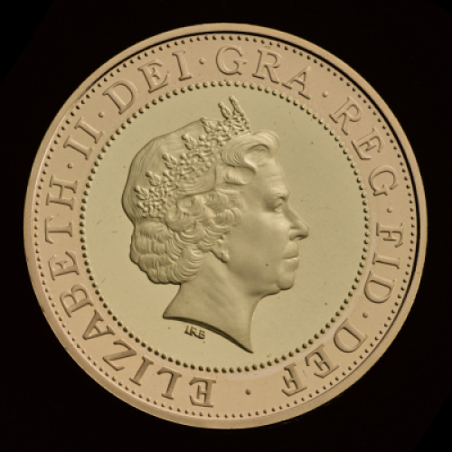 2003 Gold Proof DNA &pound;2