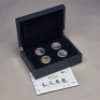 2014 &pound;5 4 Coloured Silver Proof coin set &ndash; Portrait of Britain - 9