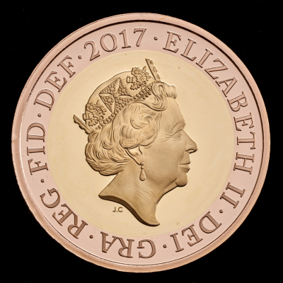 2017 Jane Austen £2 Gold Proof