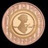 2017 Jane Austen &pound;2 Gold Proof - 2