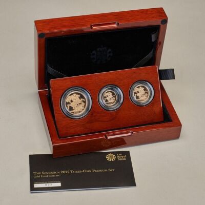 2015 Sovereign Premium three coin set