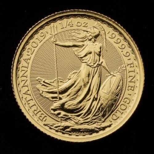 2019 Britannia Gold &pound;25 1/4 ounce