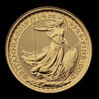 2019 Britannia Gold &pound;25 1/4 ounce