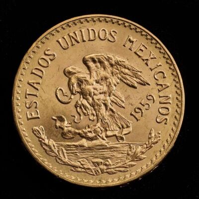 1959 Mexico Gold 20 Pesos