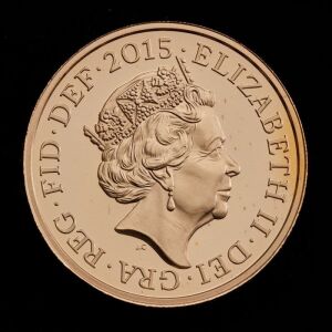 2015 £1 Gold Proof Royal Arms