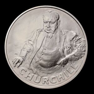2015 Sir Winston Churchill Silver Proof Five-Ounce Coin