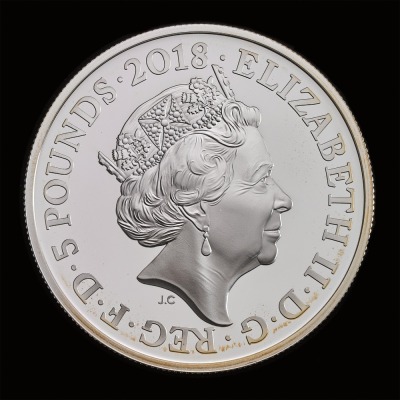 2018 Portrait of Britain Silver Proof 4 coin set