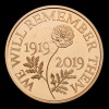 2019 A Century of Remembrance £5 set of Gold, Silver, Silver Piedfort and BU - 3