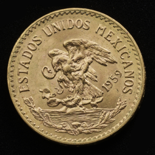 1959 Mexico Gold 20 Pesos