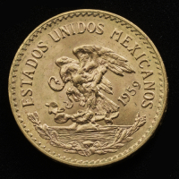 1959 Mexico Gold 20 Pesos