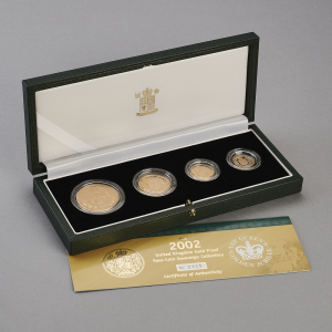2002 Gold Proof Four-Coin Sovereign Set
