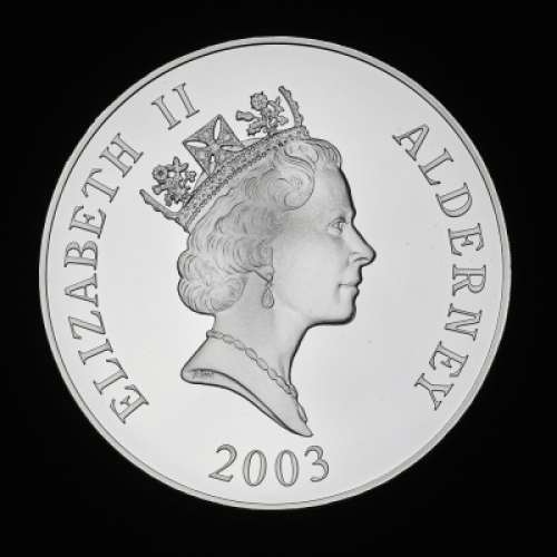 2003 Alderney Silver Proof &pound;50 Kilo