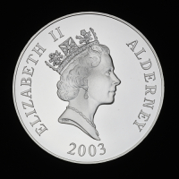 2003 Alderney Silver Proof &pound;50 Kilo
