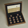 2008 25th Anniversary of the £1 coin Fourteen-coin set