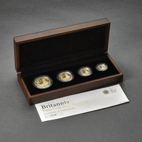 2008 Britannia Gold Proof Four Coin Set
