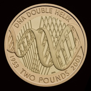 2003 Gold Proof DNA £2