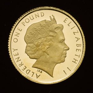 2014 Alderney Gold Proof £1