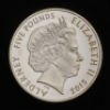 2015 Remembrance Alderney &pound;5 Silver Piedfort