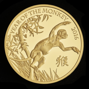 2016 Lunar Year of the Monkey Gold Proof Kilo