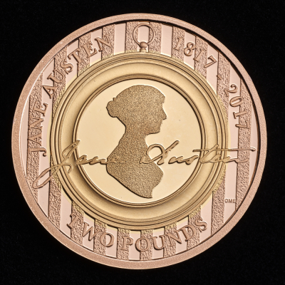 2017 Jane Austen £2 Gold Proof